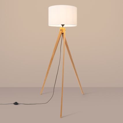 Stoječa svetilka NATT 1xE27/15W/230V bela