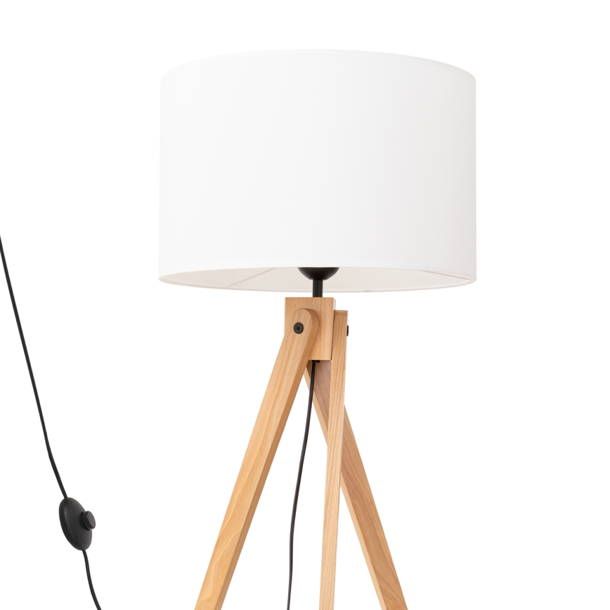 Stoječa svetilka NATT 1xE27/15W/230V bela