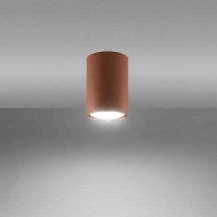 Smerna svetilka LAGOS 1xGU10/10W/230V 10 cm rjava