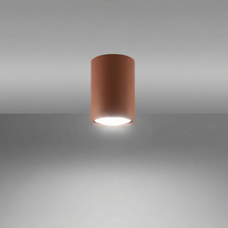 Smerna svetilka LAGOS 1xGU10/10W/230V 10 cm rjava