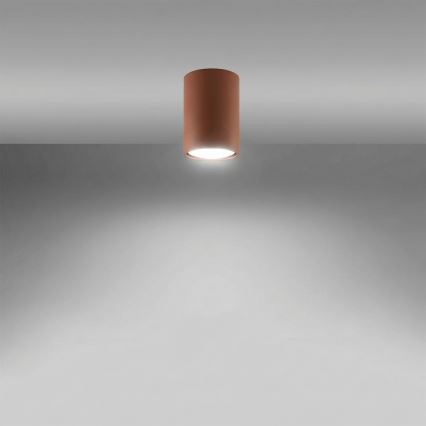 Smerna svetilka LAGOS 1xGU10/10W/230V 10 cm rjava