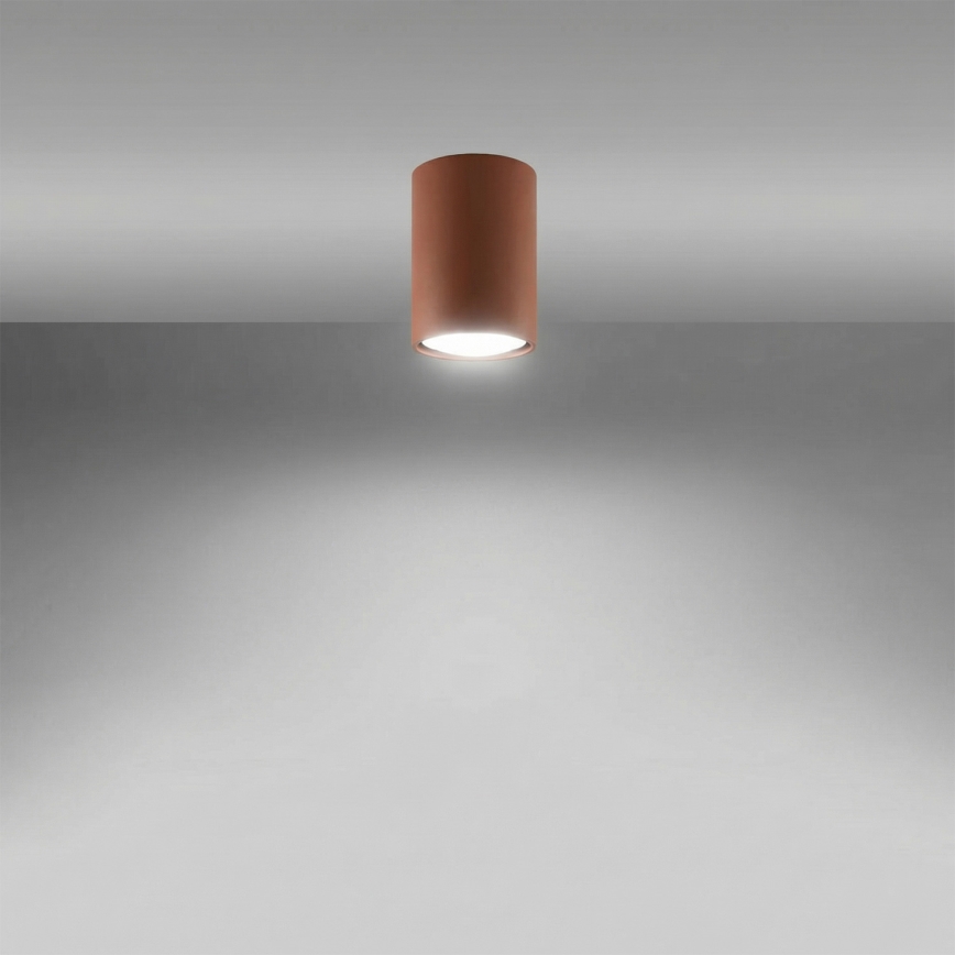 Smerna svetilka LAGOS 1xGU10/10W/230V 10 cm rjava