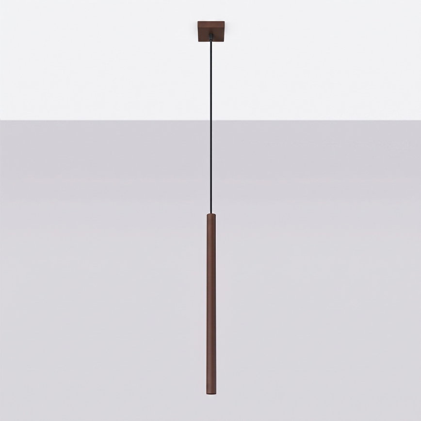 Lestenec na kablu PASTELO 1xG9/8W/230V rjav