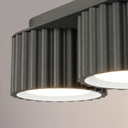 Točkovno svetilo AURA 3xGX53/10W/230V črno