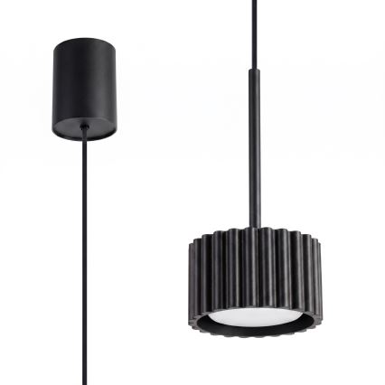 Viseča svetilka na kablu AURA 1xGX53/10W/230V črna