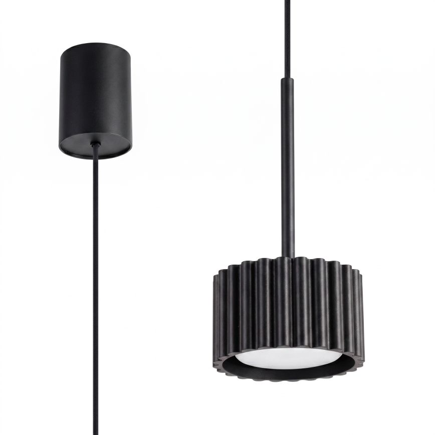 Viseča svetilka na kablu AURA 1xGX53/10W/230V črna
