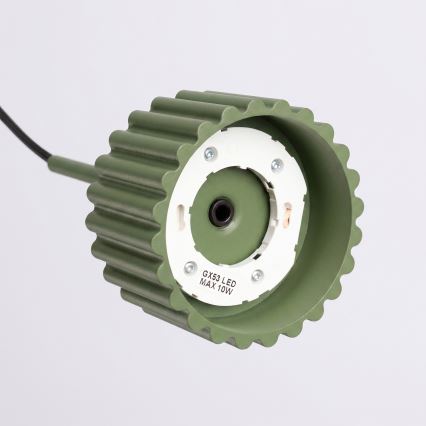 Viseča svetilka AURA na kablu 1xGX53/10W/230V, zelena