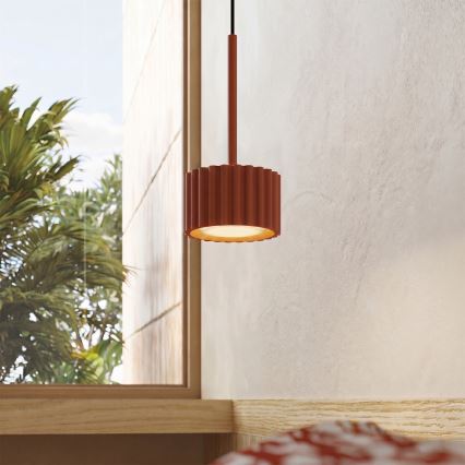 Viseča svetilka na kablu AURA 1xGX53/10W/230V rdeča