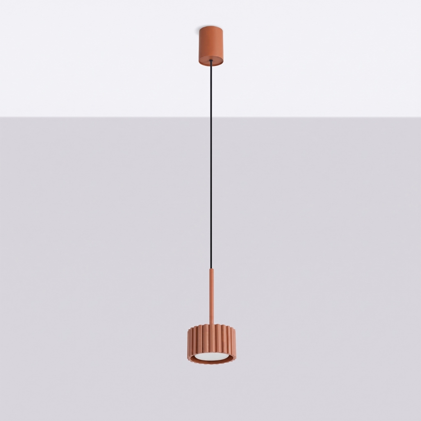 Viseča svetilka na kablu AURA 1xGX53/10W/230V rdeča