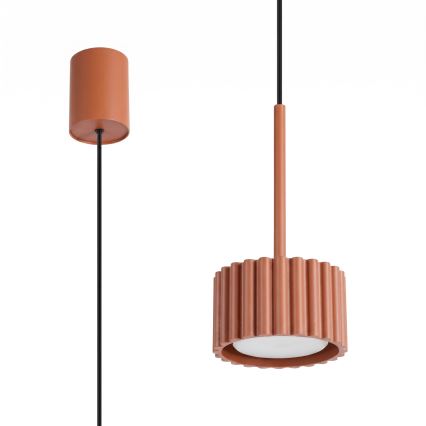 Viseča svetilka na kablu AURA 1xGX53/10W/230V rdeča
