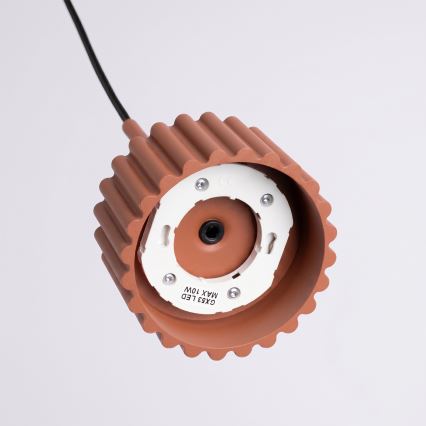 Viseča svetilka na kablu AURA 1xGX53/10W/230V rdeča