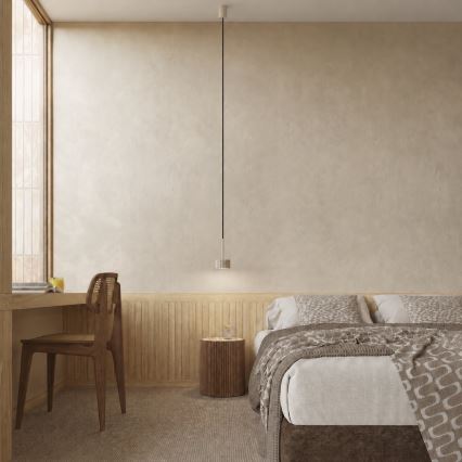 Lestenec na vrvici AURA 1xGX53/10W/230V taupe
