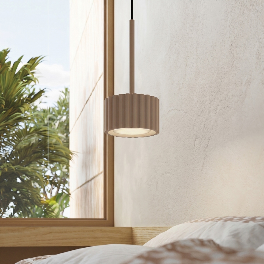 Lestenec na vrvici AURA 1xGX53/10W/230V taupe