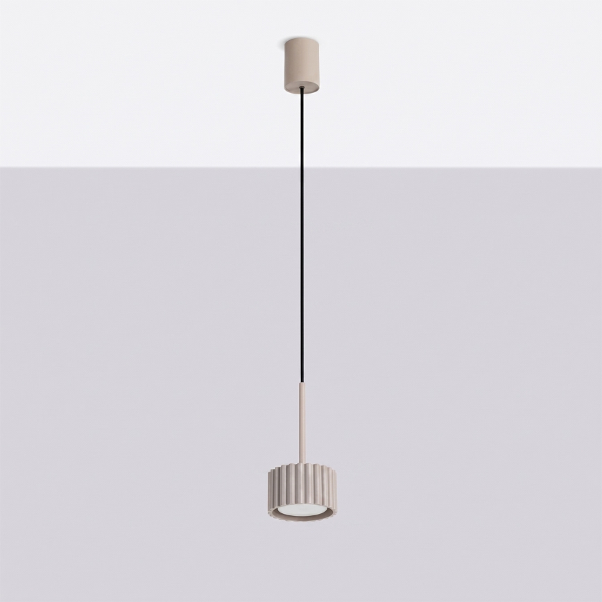 Lestenec na vrvici AURA 1xGX53/10W/230V taupe