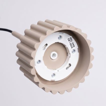 Lestenec na vrvici AURA 1xGX53/10W/230V taupe