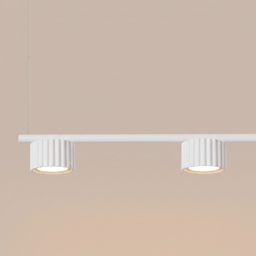 Viseči lestenec na žički AURA 4xGX53/10W/230V bela