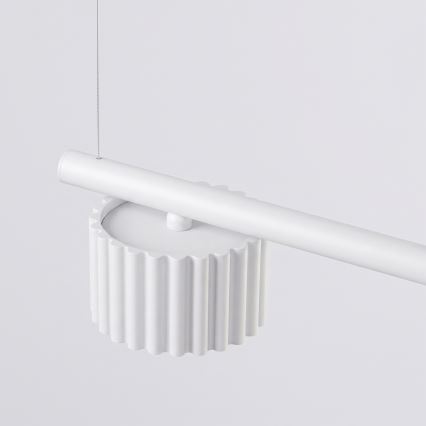 Viseči lestenec na žički AURA 4xGX53/10W/230V bela