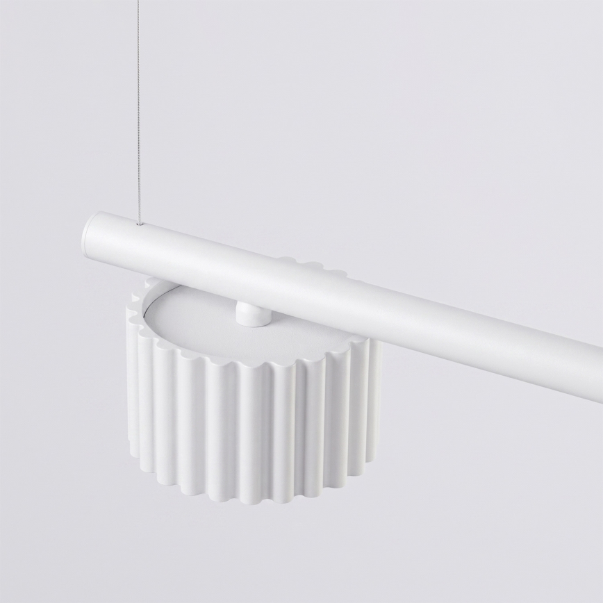 Viseči lestenec na žički AURA 4xGX53/10W/230V bela