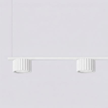 Viseči lestenec na žički AURA 4xGX53/10W/230V bela