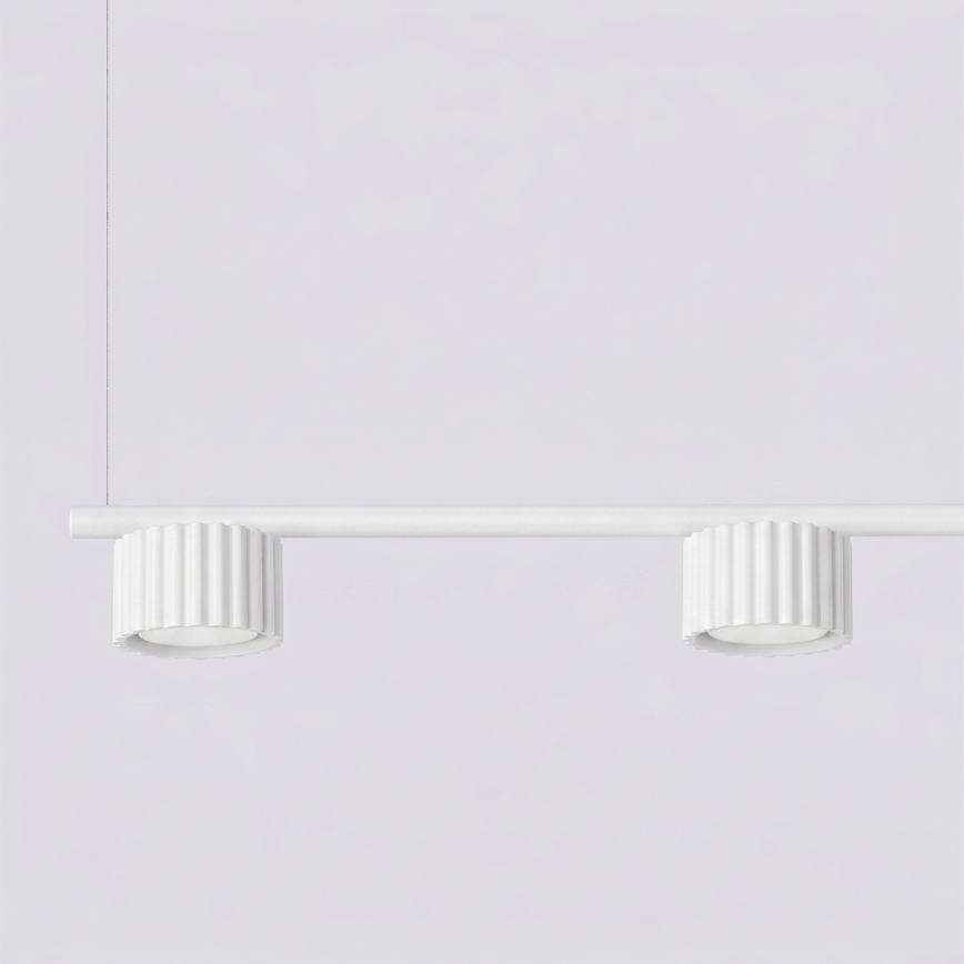 Viseči lestenec na žički AURA 4xGX53/10W/230V bela