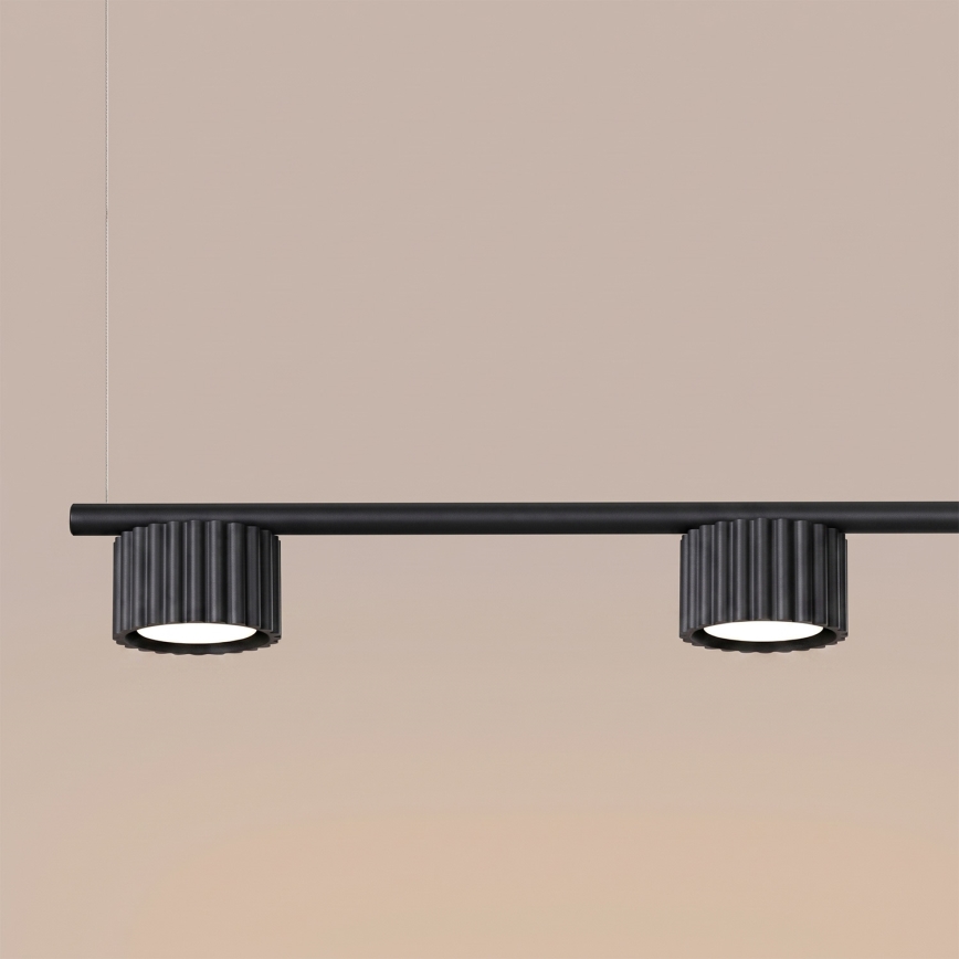 Lestenec na kablu AURA 4xGX53/10W/230V črna