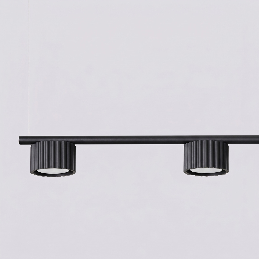 Lestenec na kablu AURA 4xGX53/10W/230V črna
