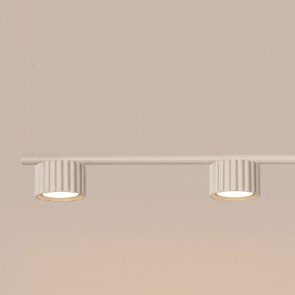 Lestenec na vrvici AURA 4xGX53/10W/230V, kremne barve