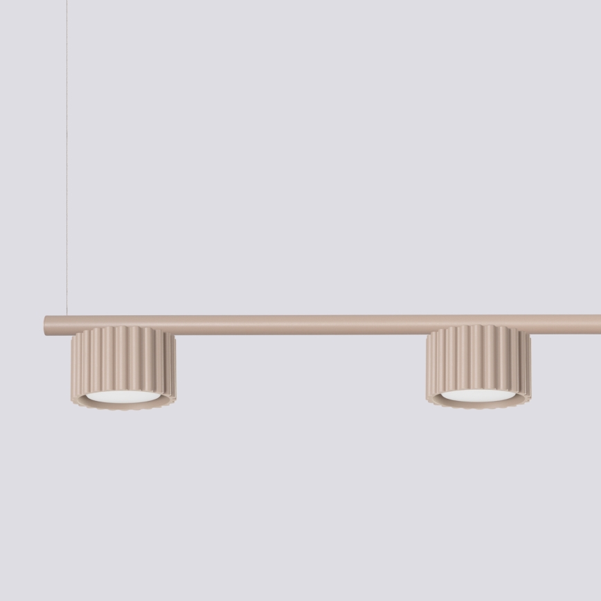 Viseči lestenec na kablu AURA 4xGX53/10W/230V taupe