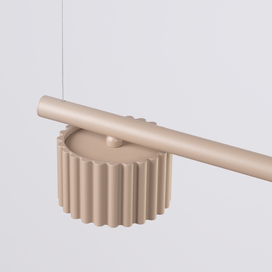 Viseči lestenec na kablu AURA 4xGX53/10W/230V taupe