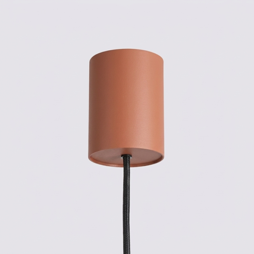 Lestenec na kablu KARBON 4xGU10/10W/230V oranžen