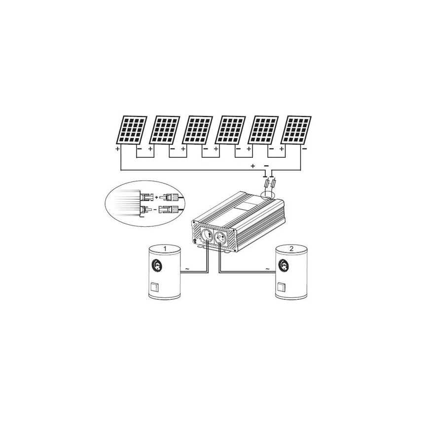 Sončni inverter za ogrevanje vode ECO Solar Boost Evo MPPT-4000 4kW