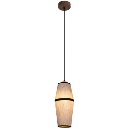 Lestenec na vrvici AMIGO 1xE27/25W/230V hrast