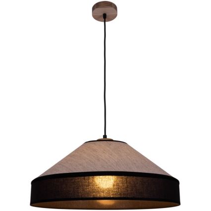 Viseči lestenec AMIGO na kablu 1xE27/60W/230V, hrast