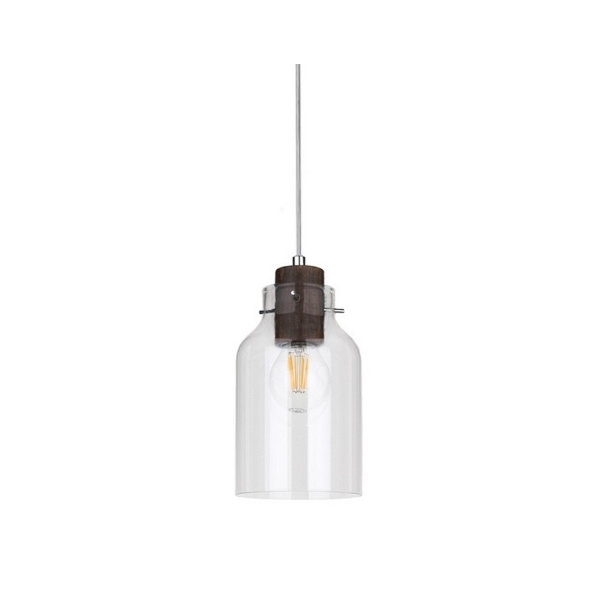 Lestenec na vrvici ALESSANDRO 1xE27/60W/230V bukev - FSC certifikat