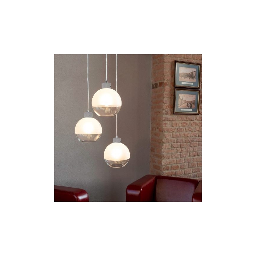 Lestenec na vrvici FRESH 3xE27/60W/230V