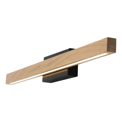 LED Kopalniška stenska svetilka AQUAVIVA LED/9W/230V 60 cm IP44 hrast