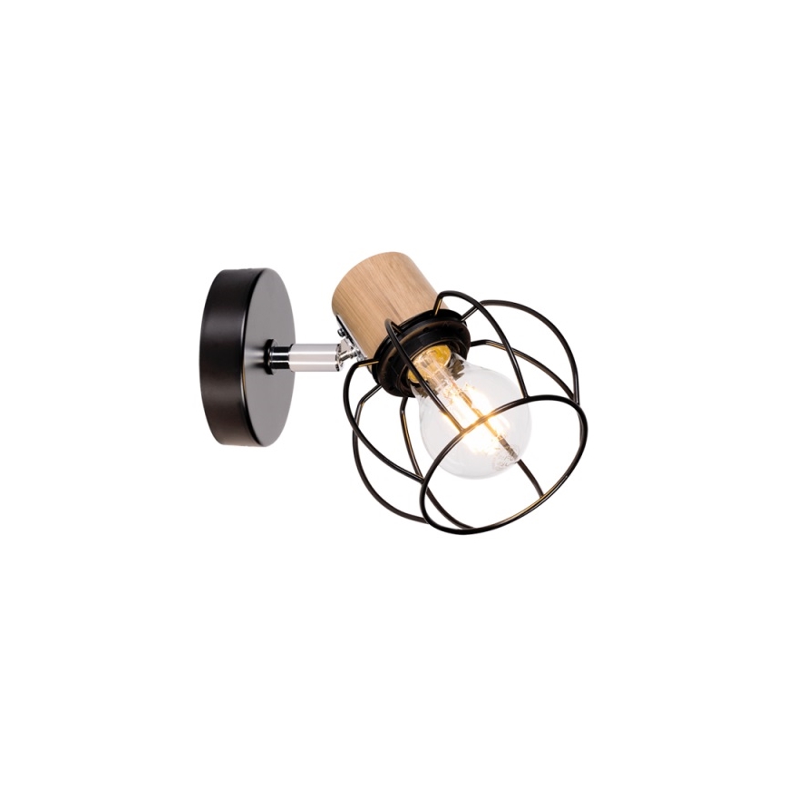 Stenski reflektor PHIPHI 1xE27/60W/230V hrast - FSC certifikat