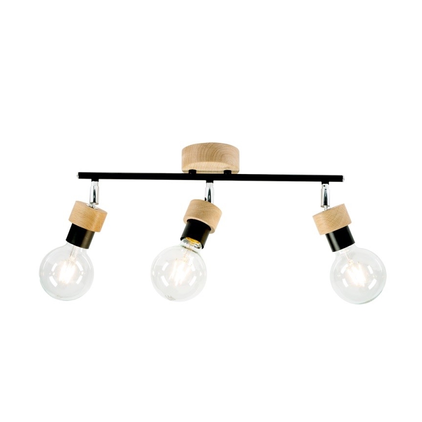 Reflektor MARJOLAINE 3xE27/25W/230V hrast - FSC certifikat