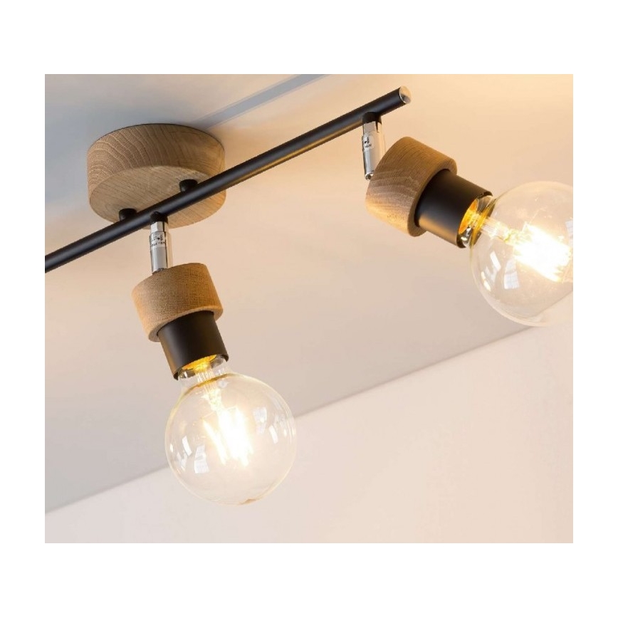 Reflektor MARJOLAINE 3xE27/25W/230V hrast - FSC certifikat