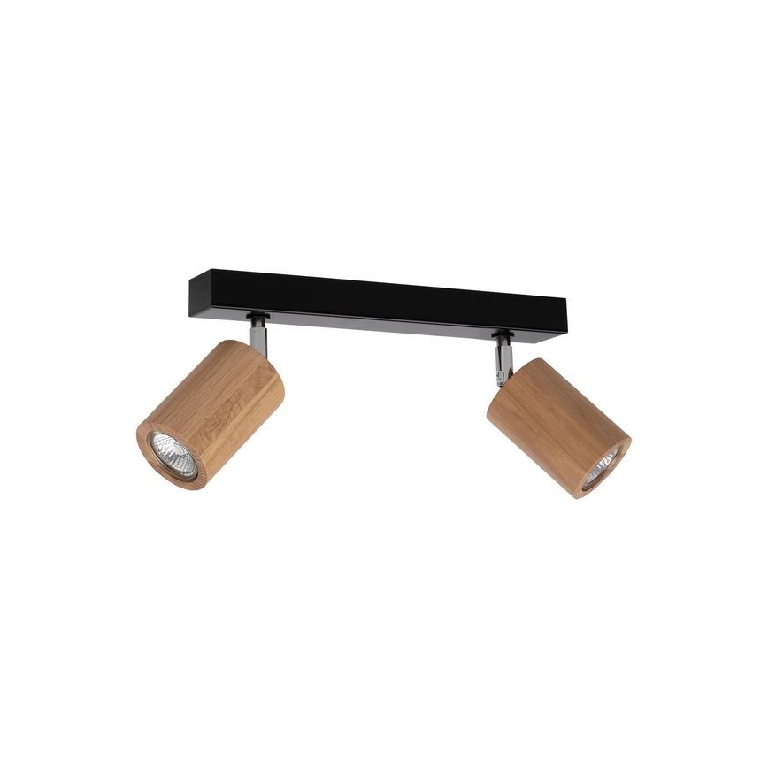 LED Stropni reflektor MATTI 2xGU10/5W/230V hrast - FSC certifikat