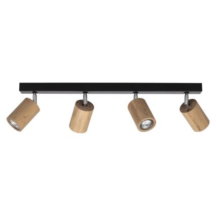 LED Stropni reflektor MATTI 4xGU10/5W/230V hrast
