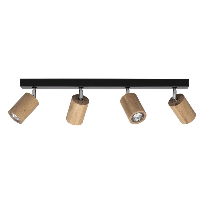 LED Stropni reflektor MATTI 4xGU10/5W/230V hrast