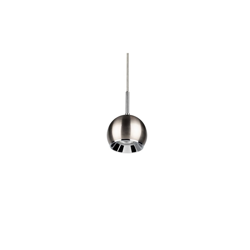 LED Lestenec na vrvici BALL WOOD 1xGU10/5W/230V mat hrast