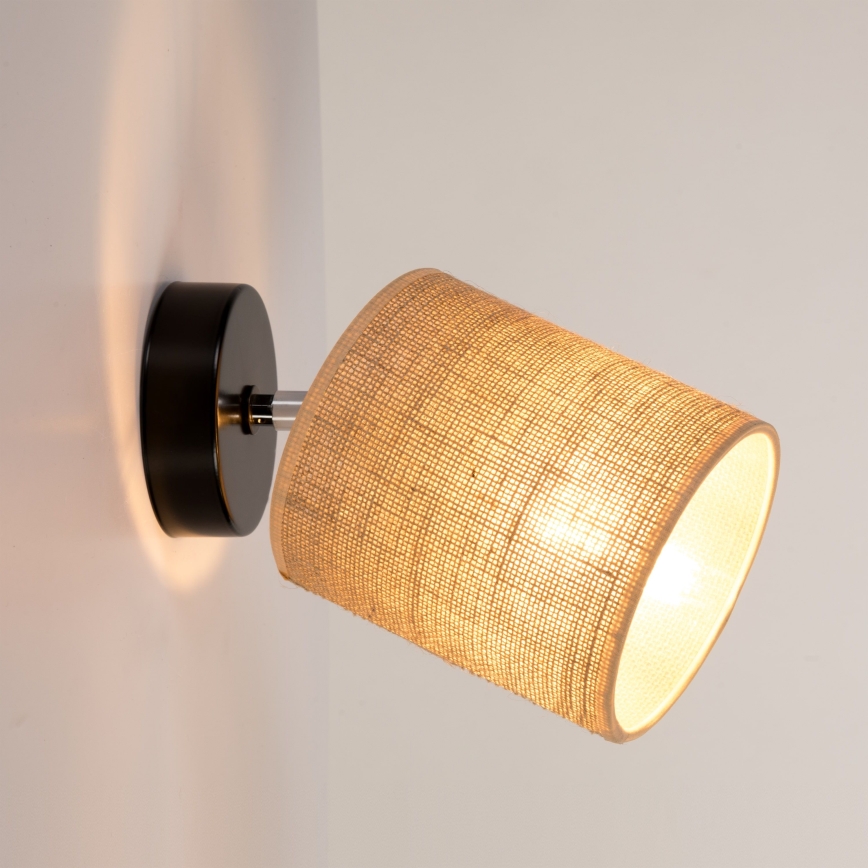 Stenski reflektor JUTE 1xE27/25W/230V
