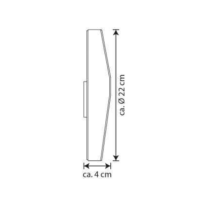 LED Solarna hišna številka LED/3x0,1W/2,4V IP44 - FSC certifikat