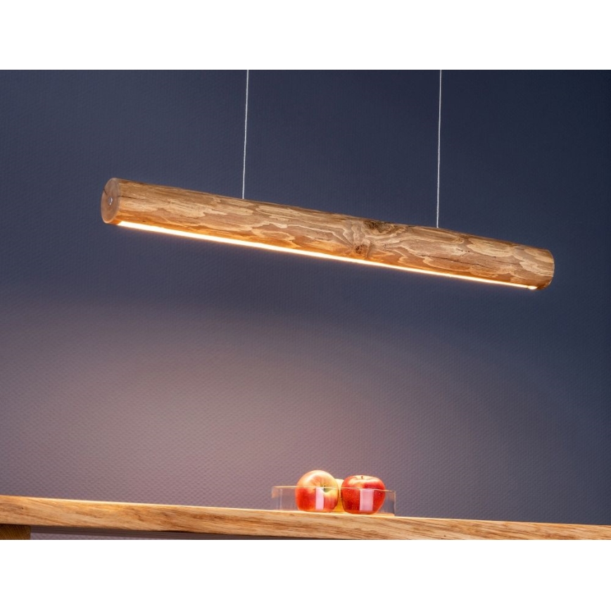 LED Zatemnitveni lestenec na vrvici LUCAS LED/25,5W/230V bor