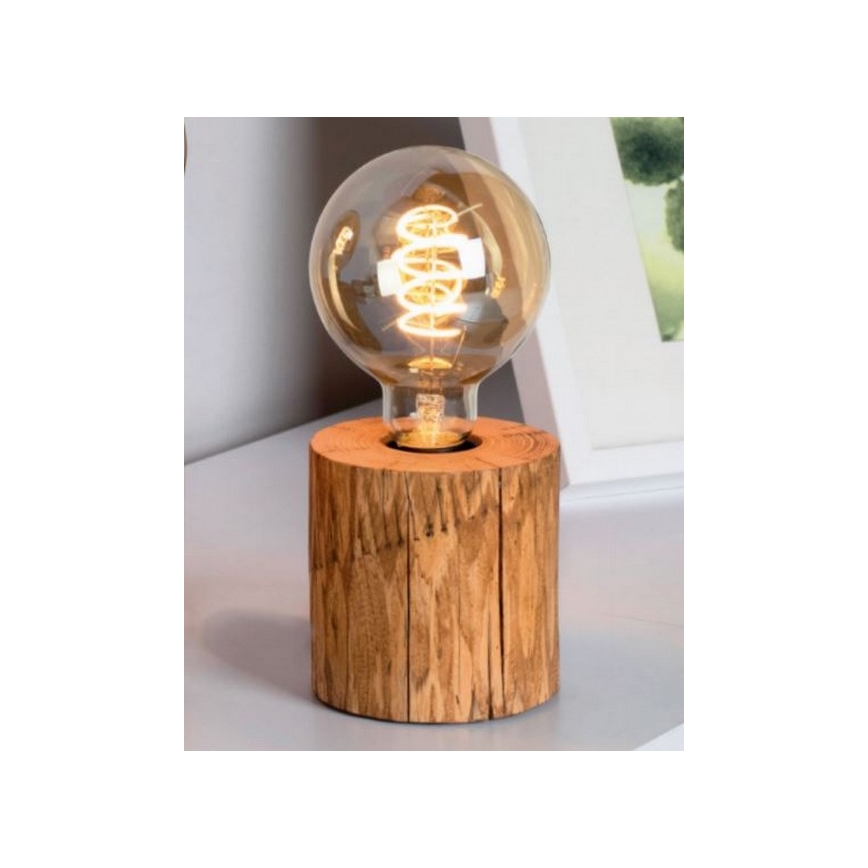 Namizna svetilka TRABO 1xE27/25W/230V bor - FSC certifikat