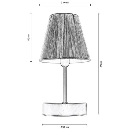 Namizna svetilka MILA 1xE14/25W/230V birch – FSC certifikat