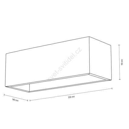 Stenska svetilka KENZO 2xG9/6W/230V bor - FSC certifikat