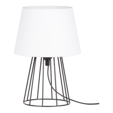 Spot-Light - Namizna svetilka MANGOO 1xE27/40W/230V bela/črna